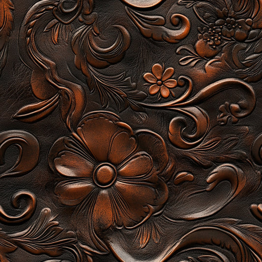 - The Western Life Pattern 11 Quilting Cotton Fabric  
- Brown  
- Floral  
- Swirls  
- Leaves  
- Decorative  
- Ornamental  
- Textured  
- Embossed  
- Cotton  
- Quilting  
- Yardage