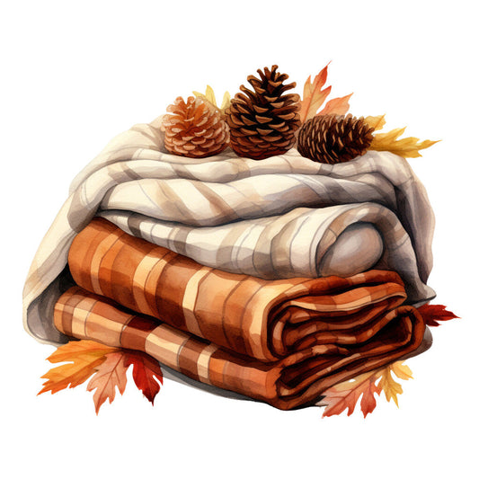 Cozy Autumn Fabric Panel 7