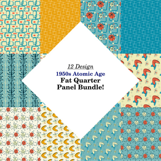 1950s Atomic Age Fat Quarter Bundle