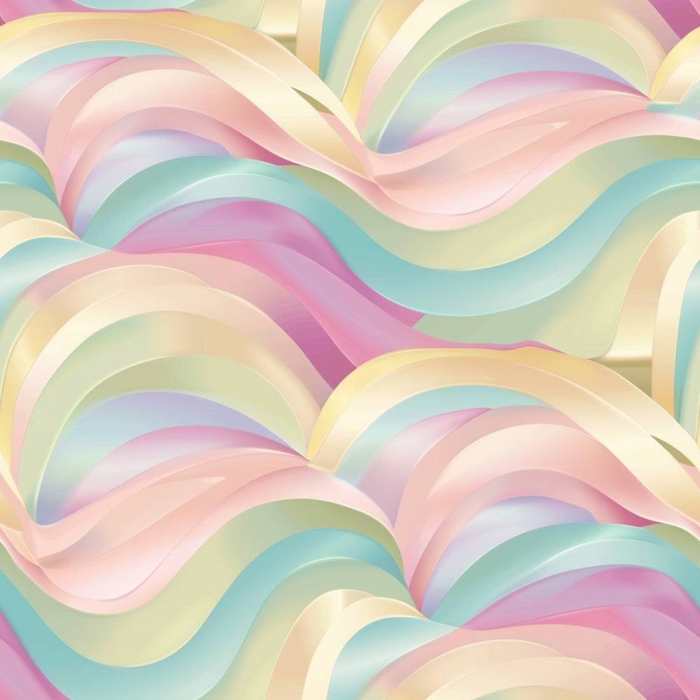 Daily Deal: Pastel Spring Pattern 18 Quilting Cotton Fabric - 45" x 2 Yards"