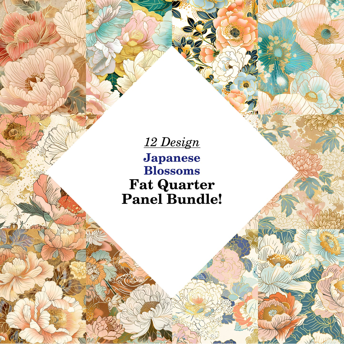 Japanese Blossoms Fat Quarter Bundle
