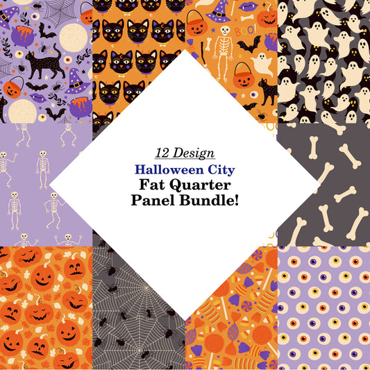 Halloween City Fat Quarter Bundle
