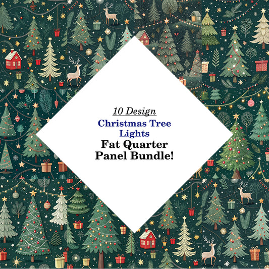 Christmas Tree Lights Fat Quarter Bundle