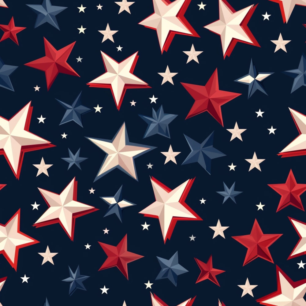 Daily Deal: Patriotic Pattern 13 Quilting Cotton Fabric - 45" x 3 Yards"