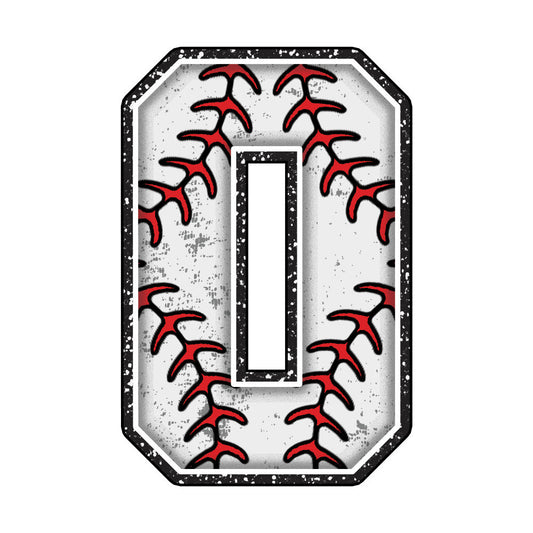 Baseball Alphabet Fabric Panel 1