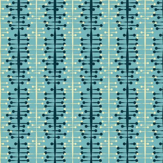 1950s Atomic Age Pattern 2 Quilting Cotton Fabric