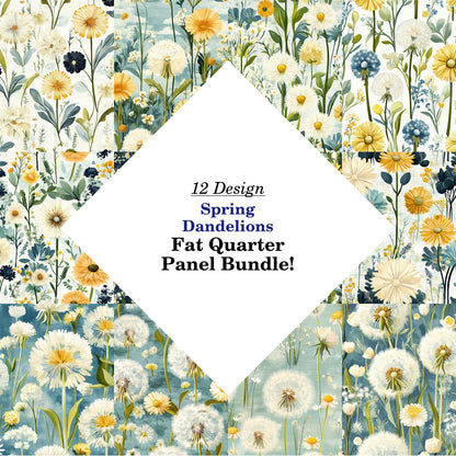Spring Dandelions Fat Quarter Bundle
