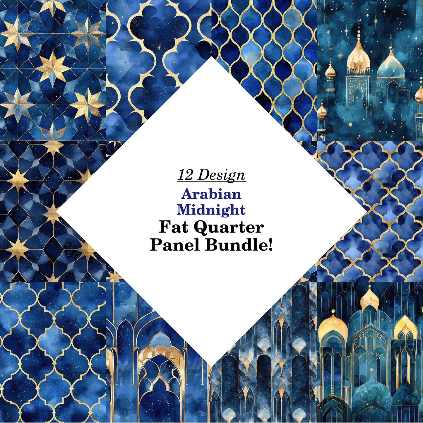 Arabian Midnight Fat Quarter Bundle