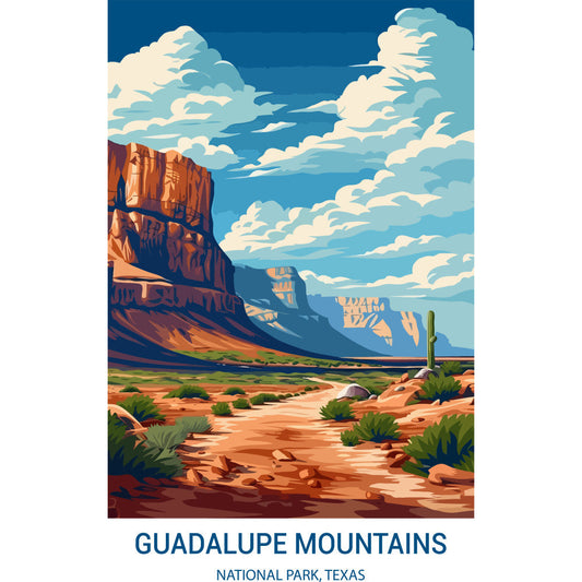 National Parks Posters Fabric Panel 26