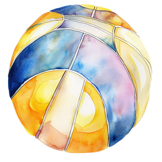 Beach Volleyball Fabric Panel 6