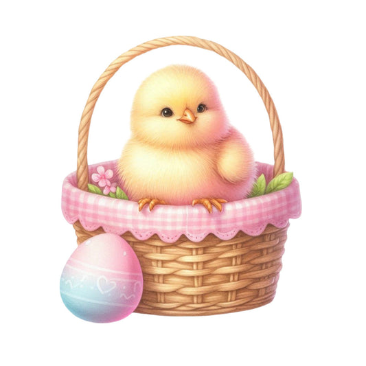 Pastel Chicks Fabric Panel 23