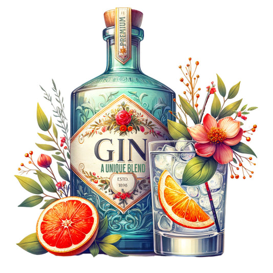 Alcohol Bottles Fabric Panel 1