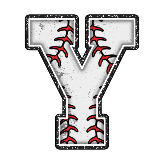 Baseball Alphabet Fabric Panel 34