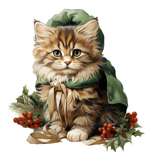 Elegant Christmas Fabric Panel 46