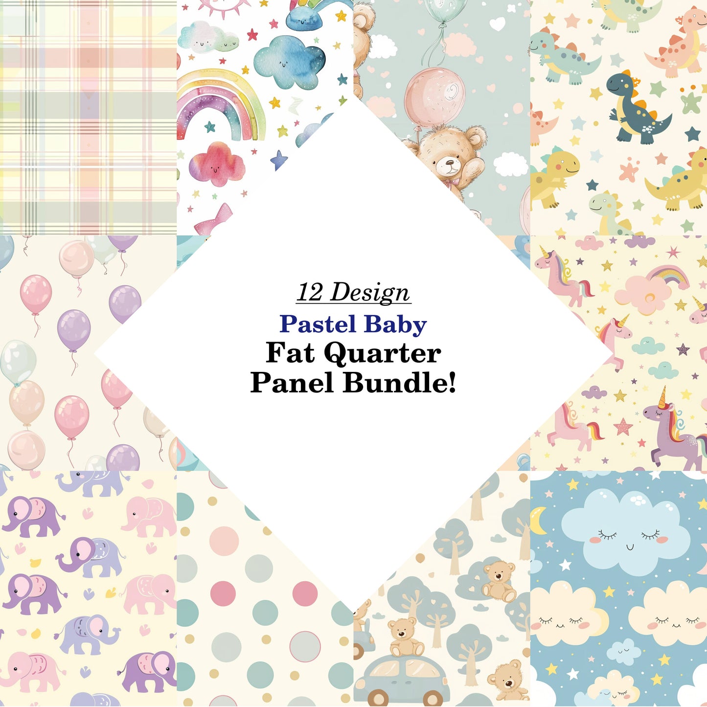 Pastel Baby Fat Quarter Bundle