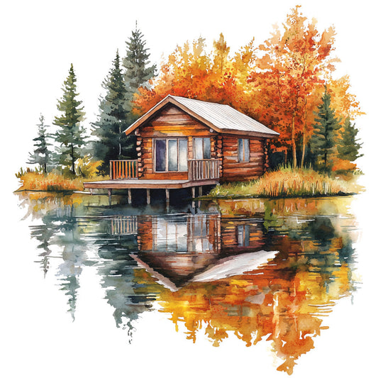 Autumn Landscape Fabric Panel 2