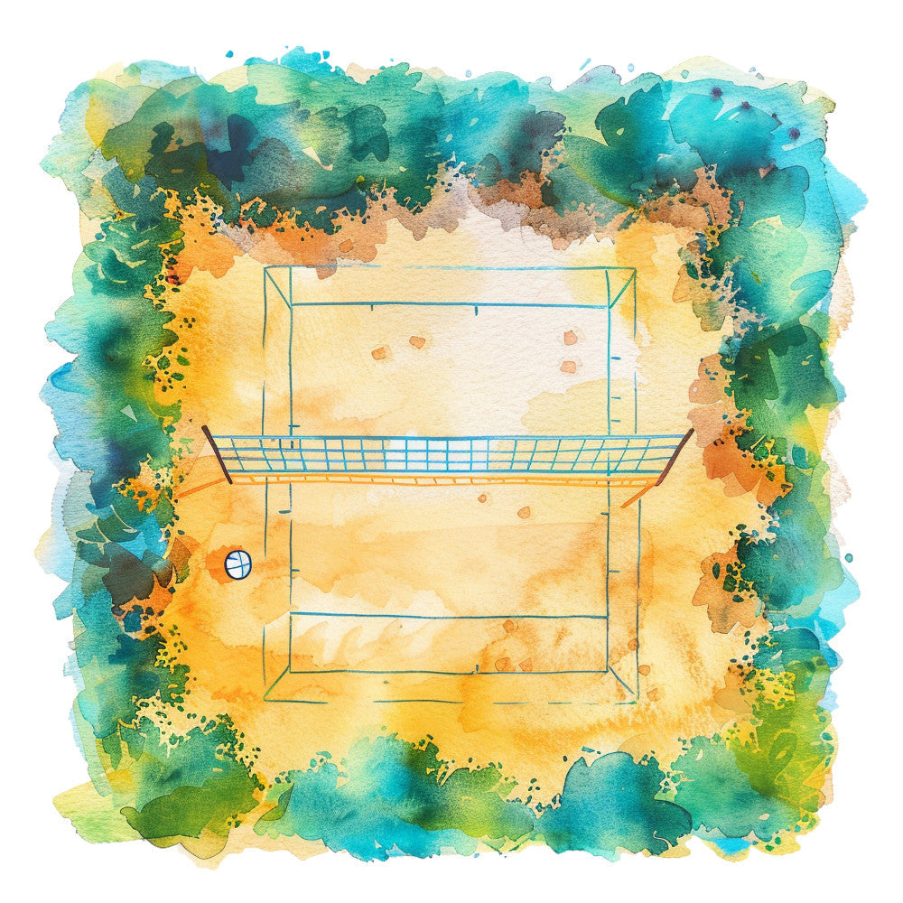 Beach Volleyball Fabric Panel 33