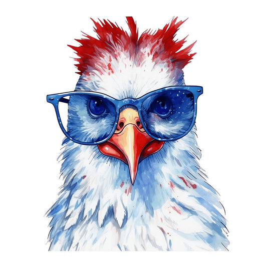 American Rooster Fabric Panel 3
