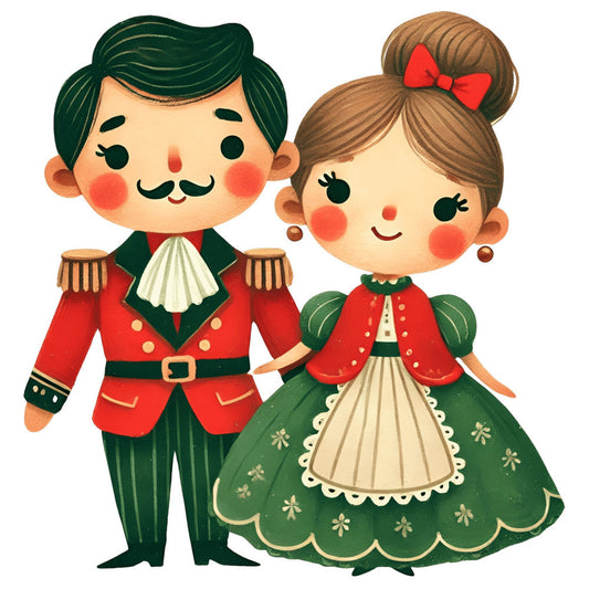 Nutcracker Ballet Fabric Panel 121