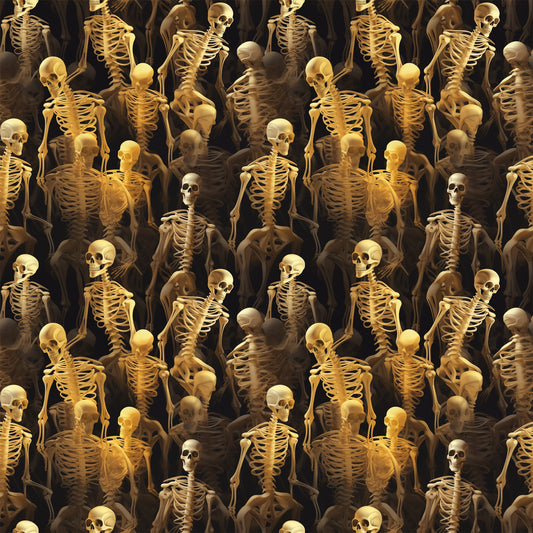 Scary Halloween Pattern 5 Quilting Cotton Fabric