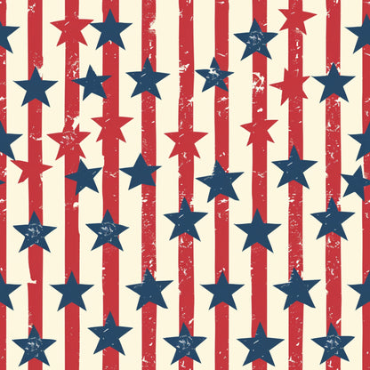 Independence Day Pattern 3 Quilting Cotton Fabric