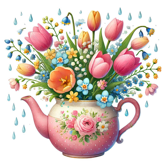 April Showers Fabric Panel 29