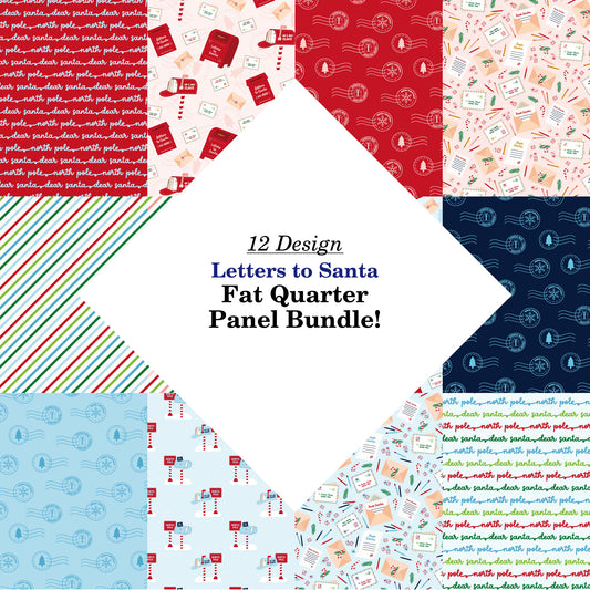 Letters to Santa Fat Quarter Bundle