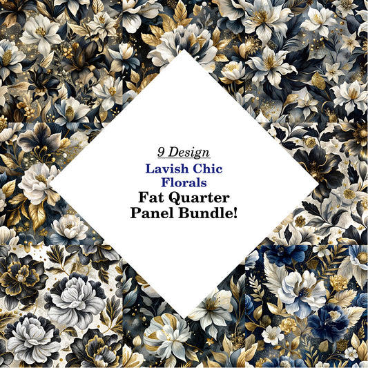 Lavish Chic Florals Fat Quarter Bundle