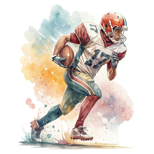 Football Player Fabric Panel 9