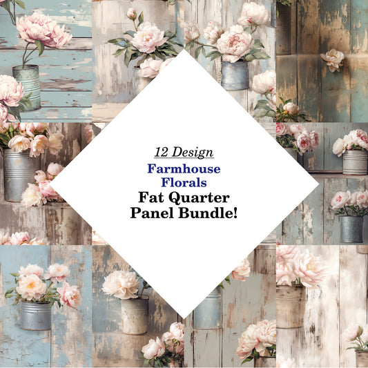 Farmhouse Florals Fat Quarter Bundle