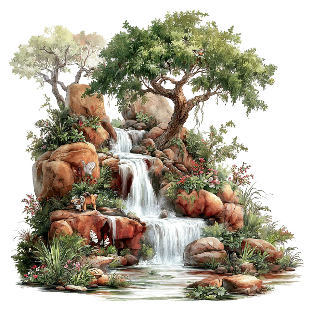 Baby Forest Animals Fabric Panel 27