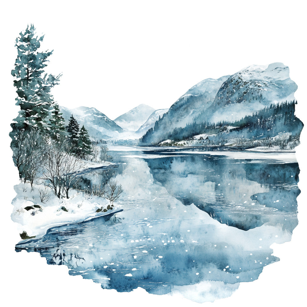 Winter Scotland Fabric Panel 19