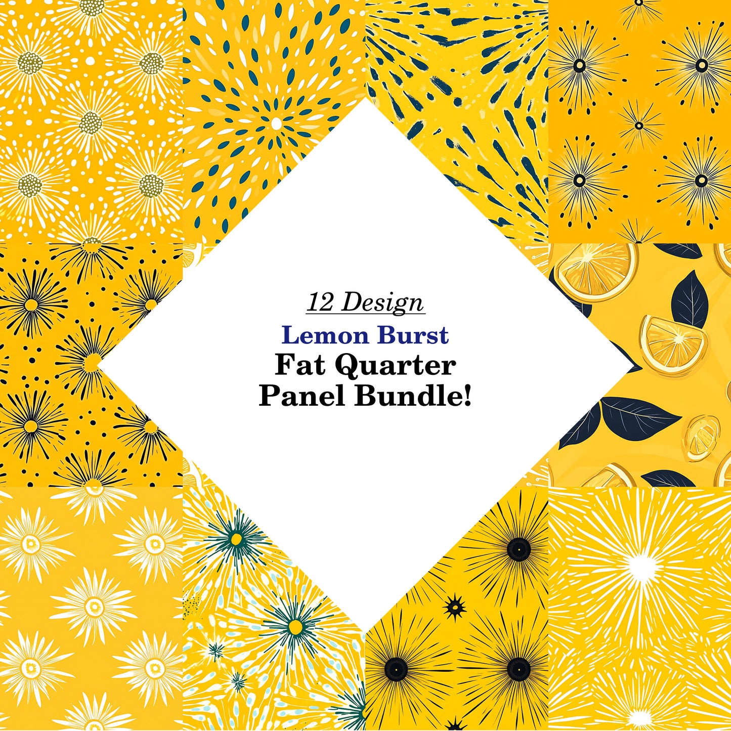 Lemon Burst Fat Quarter Bundle