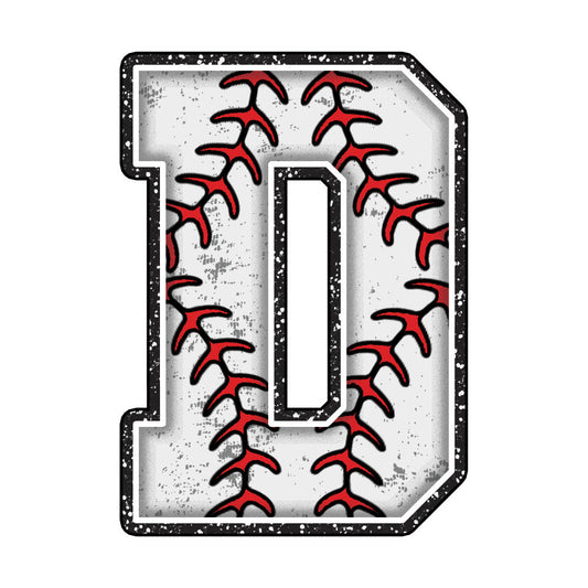 Baseball Alphabet Fabric Panel 14