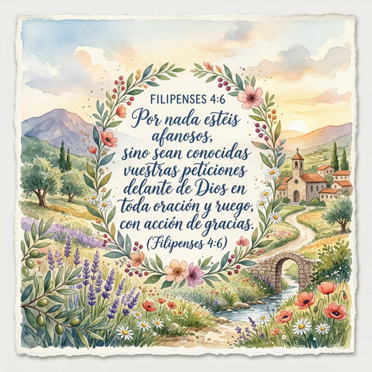 Inspirational Verses Fabric Panel 7