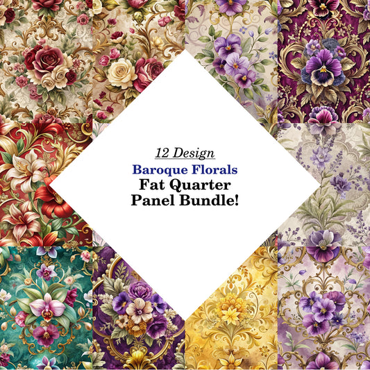 Baroque Florals Fat Quarter Bundle