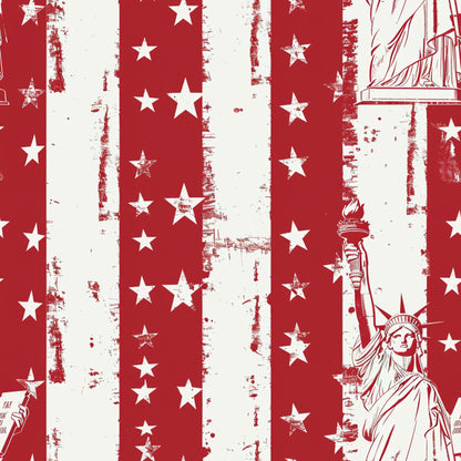 Independence Day Pattern 9 Quilting Cotton Fabric