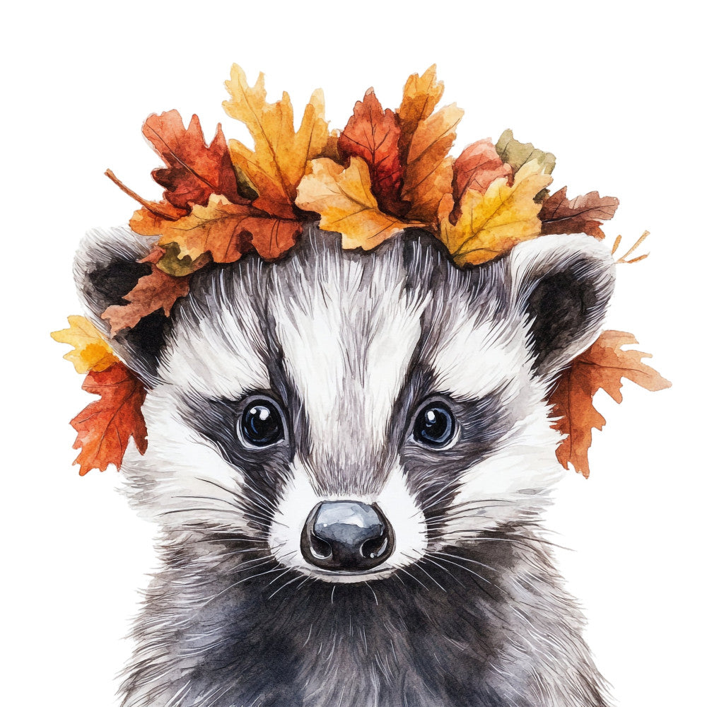 Fall Animal Portrait Fabric Panel 25