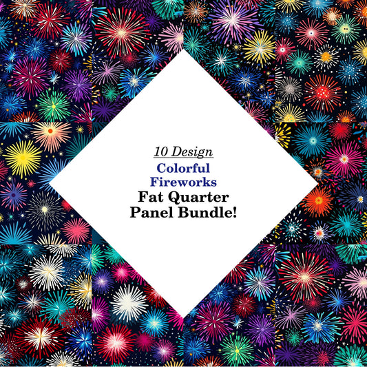 Colorful Fireworks Fat Quarter Bundle