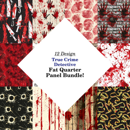 True Crime Detective Fat Quarter Bundle