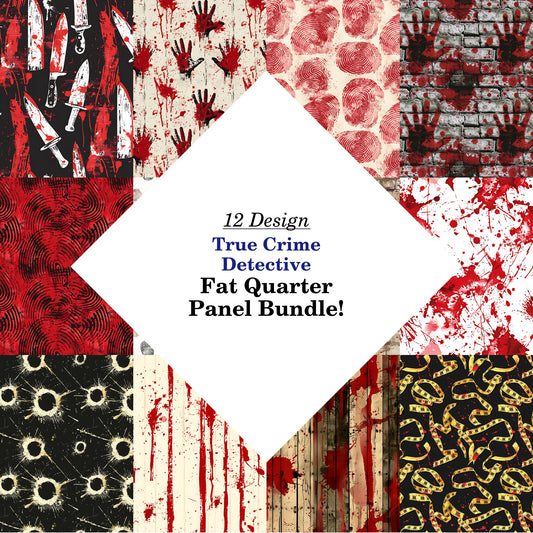 True Crime Detective Fat Quarter Bundle