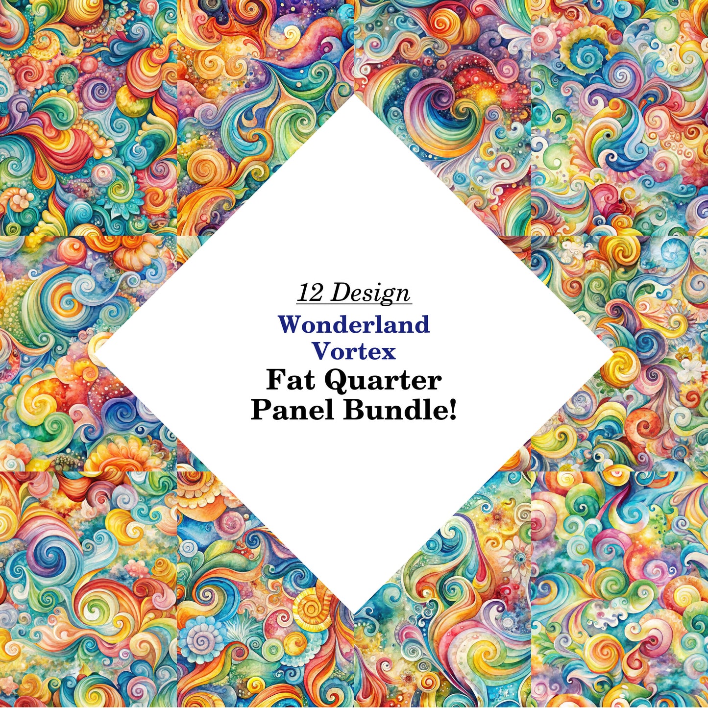 Wonderland Vortex Fat Quarter Bundle