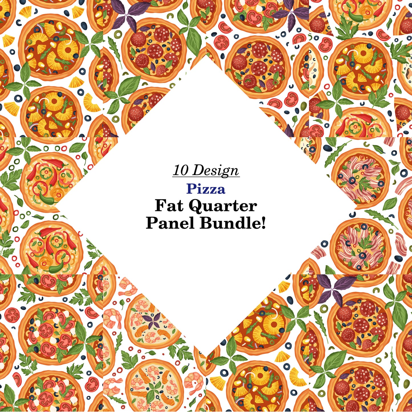 Pizza Fat Quarter Bundle