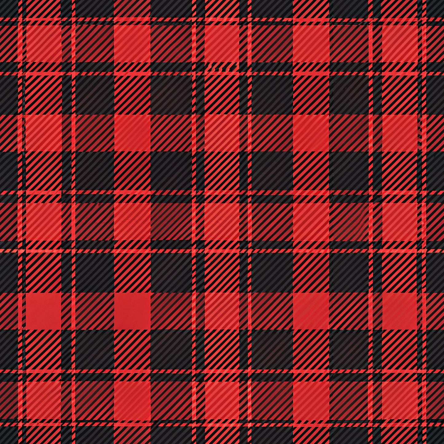 red, black, buffalo plaid, checkered pattern, gingham, tartan, plaid design, quilting cotton, fabric panel, geometric pattern, alternating squares, diagonal stripes, lumberjack style, country pattern, rustic, checkerboard, textile design, cotton fabric