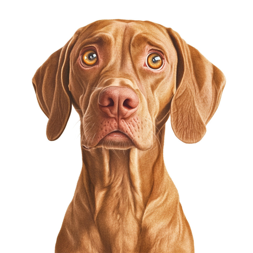 Watercolor Vizslas Fabric Panel 15