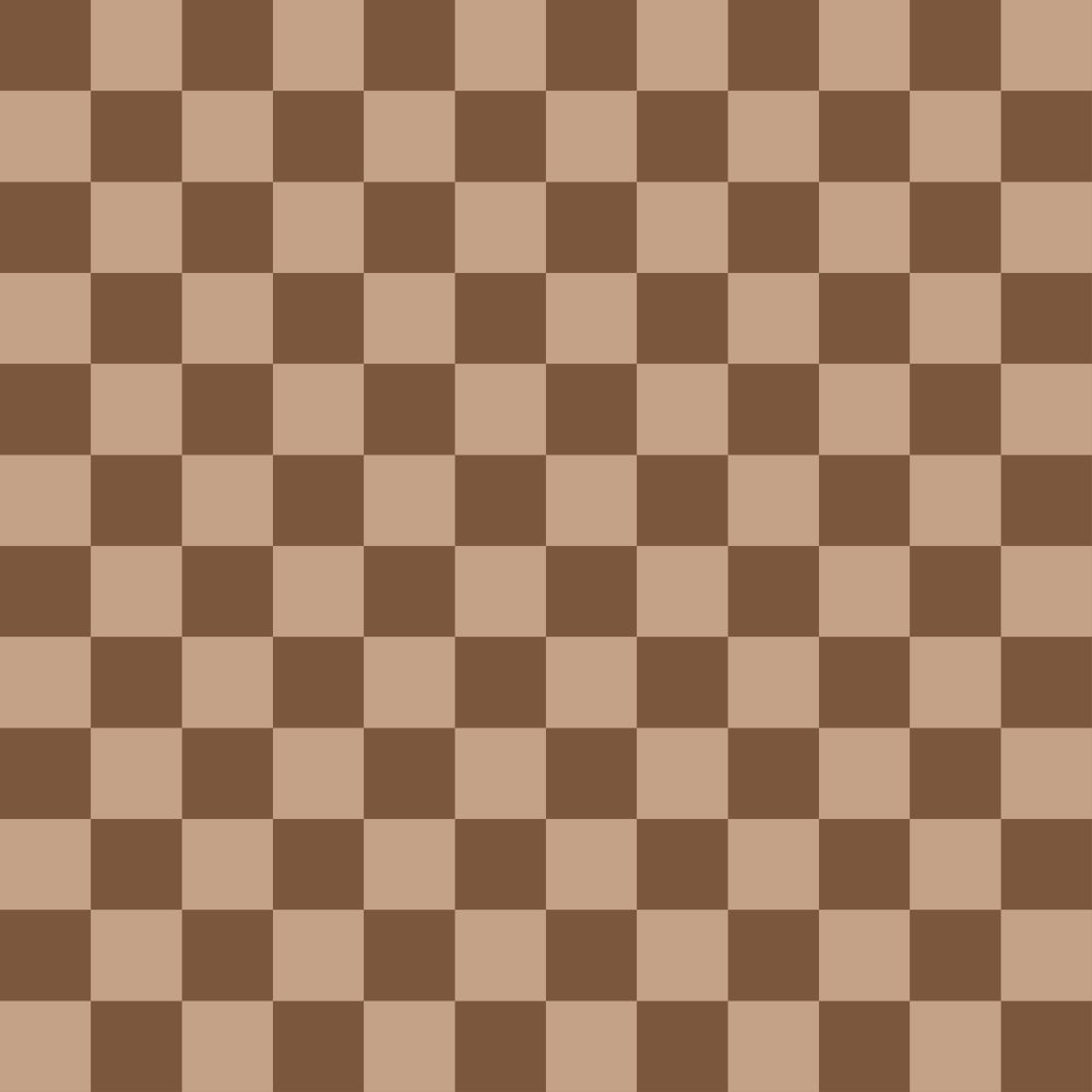 Daily Deal: 2 Color Checkered Pattern 1 Quilting Cotton Fabric - 45" x 2 Yards"
