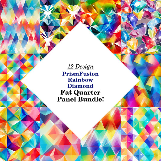PrismFusion Rainbow Diamond Fat Quarter Bundle