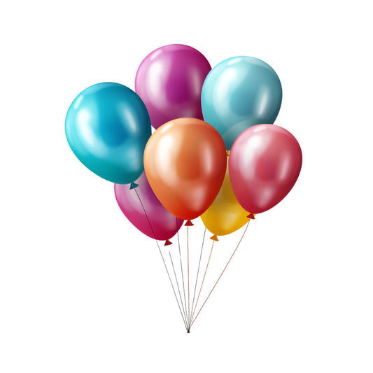Party Balloons Fabric Panel 5