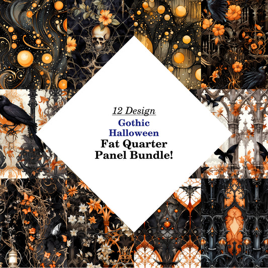 Gothic Halloween Fat Quarter Bundle