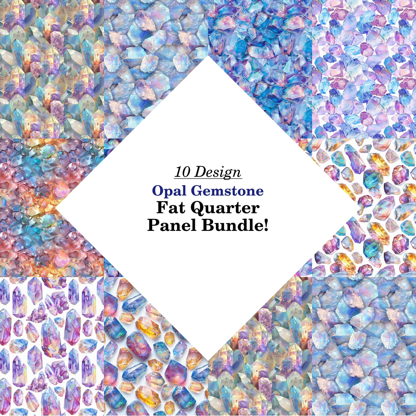 Opal Gemstone Fat Quarter Bundle